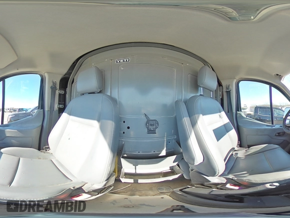 2015 Ford Transit Cargo with VIN 1FTNE1YM4FKB27383, listed as a Copart auction lot 80153074 with 228,321 mi miles and Salvage title. Bid and sale history available at DreamBid. Image 14.