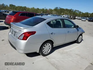 2015 Nissan Versa SV with VIN 3N1CN7AP2FL921458, listed as a Copart auction lot 50165295 with 85,593 mi miles and Salvage Title. Bid and sale history available at carsss.com. Image 3.