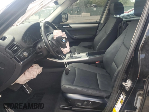 2012 BMW X3 28i with VIN 5UXWX5C56CL723153, listed as a Copart auction lot 52357795 with 93,916 mi miles and Salvage Title. Bid and sale history available at DreamBid. Image 7.