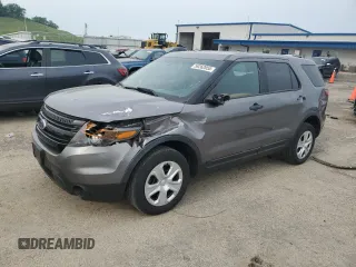 2014 Ford Police Interceptor Utility z VIN 1FM5K8AR0EGC26240, wystawiony jako Copart lot #59262055 z przebiegiem 144 131 mil mil oraz Nie do naprawy • Non repairable. Historia ofert i sprzedaży dostępna na DreamBid. Obrazek 1.