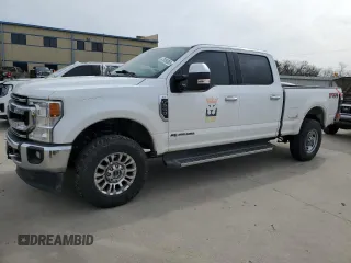 2022 Ford Super Duty F-250 SRW XL with VIN 1FT7W2BT8NEC32176, listed as a Copart auction lot 47858365 with 145,628 mi miles and Salvage Title. Bid and sale history available at carsss.com. Image 1.