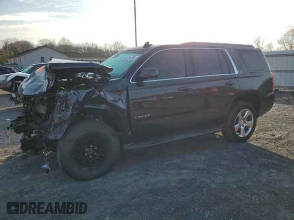 2016 Chevrolet Tahoe LT z VIN 1GNSKBKCXGR365465, wystawiony jako Copart lot #49716705 z przebiegiem Nie podano mil oraz Szkoda całkowita • Salvage title. Historia ofert i sprzedaży dostępna na DreamBid. Obrazek 1.