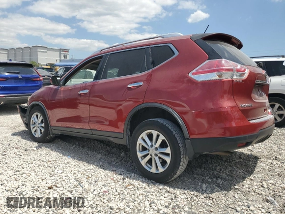 2015 Nissan Rogue SV with VIN KNMAT2MT6FP551058, listed as a Copart auction lot 52911975 with Not Provided miles and Salvage Title. Bid and sale history available at carsss.com. Image 2.