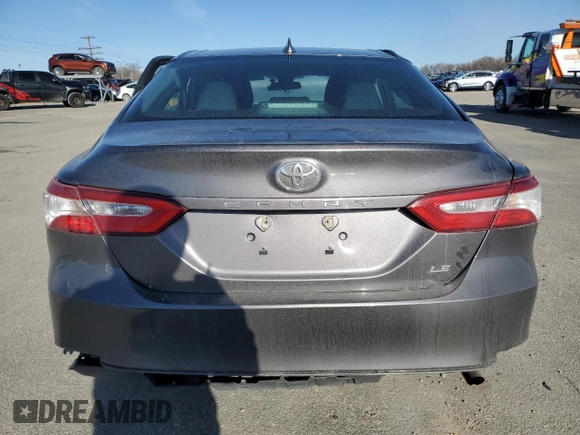2020 Toyota Camry LE with VIN 4T1C11AK7LU928719, listed as a Copart auction lot 48617945 with 106,123 mi miles and Salvage Title. Bid and sale history available at carsss.com. Image 6.