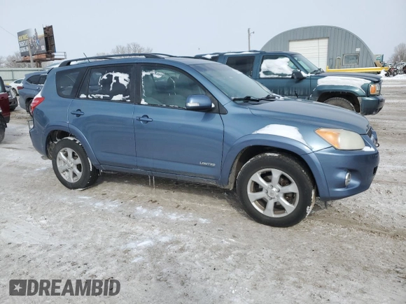 2012 Toyota RAV4 Limited with VIN 2T3DK4DVXCW086281, listed as a Copart auction lot 45323715 with 156,284 mi miles and Salvage Title. Bid and sale history available at carsss.com. Image 4.