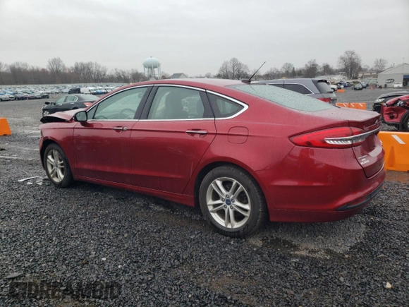 2018 Ford Fusion SE with VIN 3FA6P0HD7JR230493, listed as a Copart auction lot 50076335 with 64,520 mi miles and Salvage Title. Bid and sale history available at carsss.com. Image 2.
