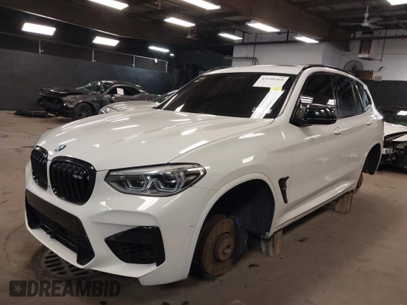 2020 BMW X3 M Competition with VIN 5YMTS0C06LLT10800, listed as a IAAI auction lot 42538560 with 86,670 mi miles and . Bid and sale history available at DreamBid. Image 6.
