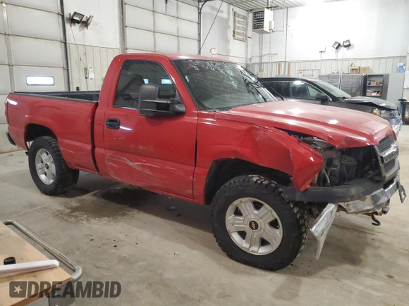 2003 Chevrolet Silverado 1500 LS with VIN 1GCEK14V03Z145082, listed as a Copart auction lot 41740875 with 190,316 mi miles and Salvage Title. Bid and sale history available at DreamBid. Image 4.