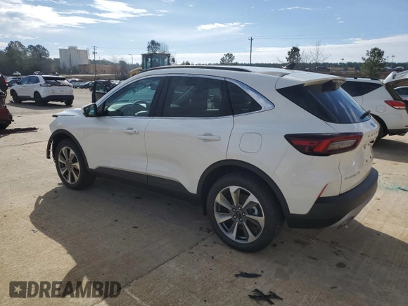 2024 Ford Escape Platinum with VIN 1FMCU9JA2RUA78276, listed as a Copart auction lot 46064715 with 2,854 mi miles and Salvage Title. Bid and sale history available at DreamBid. Image 2.