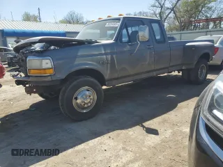 1993 Ford F-350 with VIN 1FTJX35GXPKA58378, listed as a Copart auction lot 50234345 with Not provided miles and Salvage title. Bid and sale history available at DreamBid. Image 1.