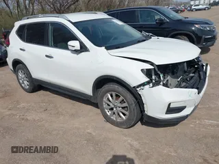 2017 Nissan Rogue SV with VIN KNMAT2MV4HP545909, listed as a IAAI auction lot 41914101 with 132,290 mi miles and . Bid and sale history available at DreamBid. Image 1.