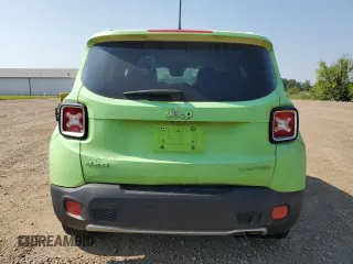 2016 Jeep Renegade Limited with VIN ZACCJBDT8GPC60046, listed as a Copart auction lot 60529055 with 110,282 mi miles and Salvage title. Bid and sale history available at DreamBid. Image 6.