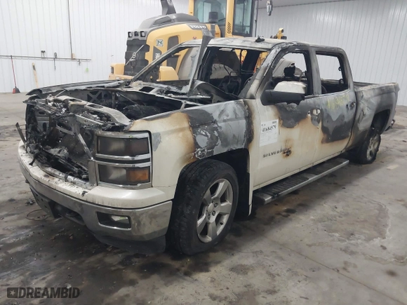 2014 Chevrolet Silverado 1500 LT with VIN 3GCUKREC4EG403078, listed as a IAAI auction lot 41684579 with 116,981 mi miles. Bid and sale history available at carsss.com. Image 2.