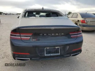 2022 Genesis G80 2.5T with VIN KMTGB4SC1NU104196, listed as a Copart auction lot 53179545 with 53,600 mi miles and Clean title. Bid and sale history available at DreamBid. Image 6.