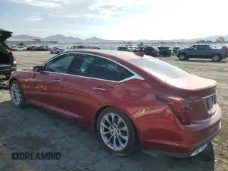 2021 Cadillac CT5 Premium Luxury with VIN 1G6DN5RK5M0145158, listed as a Copart auction lot 60147535 with 30,507 mi miles and Salvage title. Bid and sale history available at DreamBid. Image 2.