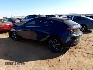 2019 Mazda Mazda3 Hatchback with VIN JM1BPBJM2K1125001, listed as a Copart auction lot 38171733 with 0 mi miles. Bid and sale history available at carsss.com. Image 2.
