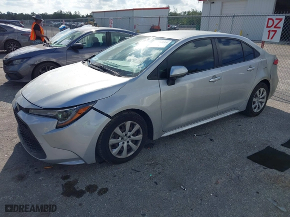2020 Toyota Corolla LE with VIN JTDEPRAE1LJ112725, listed as a IAAI auction lot 41795210 with 114,439 mi miles. Bid and sale history available at carsss.com. Image 17.