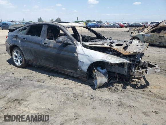 2019 BMW 4 Series 440i with VIN WBA4J5C53KBU79070, listed as a Copart auction lot 55866765 with Not provided miles and Non repairable. Bid and sale history available at DreamBid. Image 4.