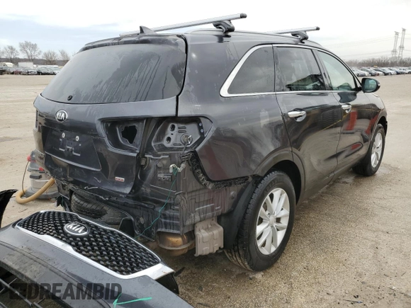 2018 Kia Sorento LX with VIN 5XYPG4A38JG387869, listed as a Copart auction lot 49465695 with 99,921 mi miles and Salvage Title. Bid and sale history available at carsss.com. Image 3.