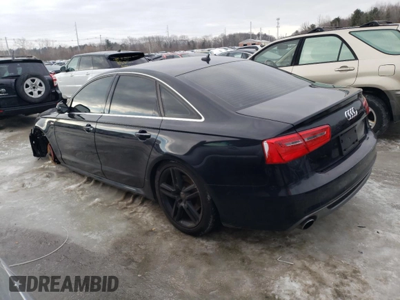 2012 Audi A6 Premium Plus with VIN WAUBGAFC0CN003769, listed as a Copart auction lot 45745935 with 194,353 mi miles and Non repairable. Bid and sale history available at DreamBid. Image 2.