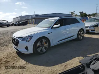 2023 Audi e-tron Premium Plus with VIN WA1LAAGEXPB011100, listed as a Copart auction lot 54008815 with Not provided miles and Salvage title. Bid and sale history available at DreamBid. Image 1.