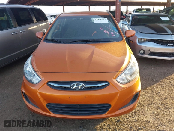 2015 Hyundai Accent GS with VIN KMHCT5AE7FU217683, listed as a IAAI auction lot 41946043 with 110,409 mi miles. Bid and sale history available at carsss.com. Image 13.