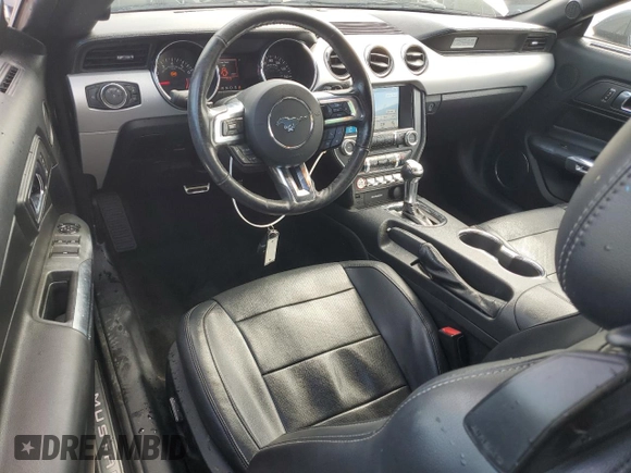 2017 Ford Mustang EcoBoost Premium with VIN 1FATP8UH9H5217901, listed as a Copart auction lot 58243235 with 94,489 mi miles and Salvage title. Bid and sale history available at DreamBid. Image 8.