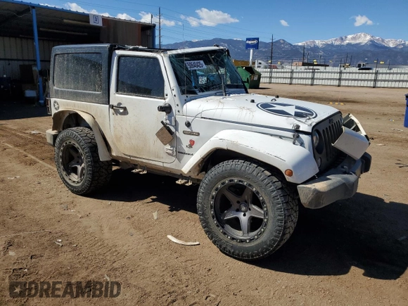 2017 Jeep Wrangler Sport with VIN 1C4AJWAG3HL577566, listed as a Copart auction lot 50640425 with 35,090 mi miles and Salvage Title. Bid and sale history available at DreamBid. Image 4.