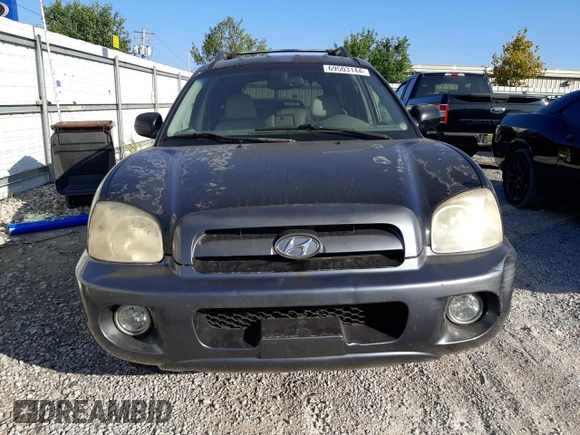 2005 Hyundai Santa Fe GLS with VIN KM8SC73E15U882999, listed as a Copart auction lot 69503144 with 0 mi miles and Salvage Title. Bid and sale history available at carsss.com. Image 5.