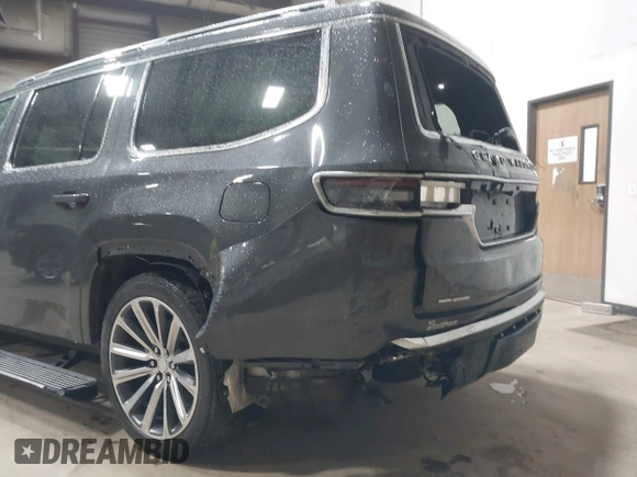 2022 Jeep Grand Wagoneer Series I with VIN 1C4SJVEJ2NS113397, listed as a IAAI auction lot 41943632 with 21,255 mi miles and . Bid and sale history available at DreamBid. Image 6.