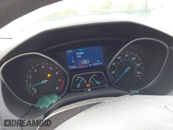 2014 Ford Focus SE with VIN 1FADP3K2XEL449744, listed as a IAAI auction lot 41829228 with 103,032 mi miles. Bid and sale history available at carsss.com. Image 7.