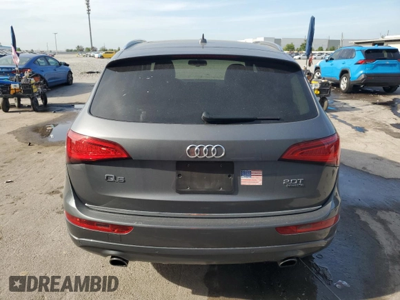 2016 Audi Q5 Premium Plus with VIN WA1L2AFP8GA078896, listed as a Copart auction lot 53152615 with 115,205 mi miles and Salvage Title. Bid and sale history available at carsss.com. Image 6.