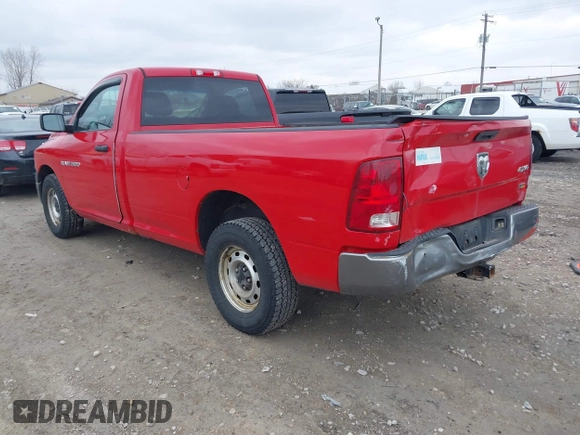 2011 Ram 1500 ST with VIN 3D7JV1EP5BG528333, listed as a IAAI auction lot 41977238 with 174,235 mi miles. Bid and sale history available at carsss.com. Image 3.