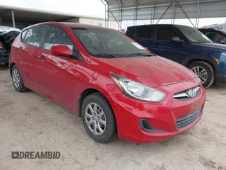 2013 Hyundai Accent GS with VIN KMHCT5AE5DU130376, listed as a IAAI auction lot 41697839 with 29,635 mi miles and . Bid and sale history available at DreamBid. Image 1.