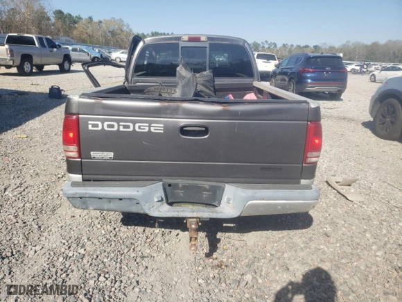 2002 Dodge Dakota SLT with VIN 1B7HL48NX2S512339, listed as a Copart auction lot 50911075 with 0 mi miles and Salvage Title. Bid and sale history available at carsss.com. Image 6.