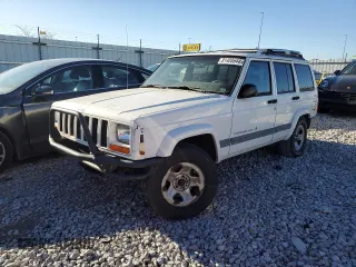 2001 Jeep Cherokee Sport z VIN 1J4FF48S71L532376, wystawiony jako Copart lot #81408644 z przebiegiem 230 058 mil mil oraz Szkoda całkowita • Salvage title. Historia ofert i sprzedaży dostępna na DreamBid. Obrazek 1.