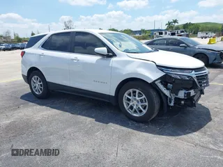 2024 Chevrolet Equinox LT z VIN 3GNAXKEG6RL366344, wystawiony jako IAAI lot #42041172 z przebiegiem 12 090 mil mil oraz . Historia ofert i sprzedaży dostępna na DreamBid. Obrazek 1.