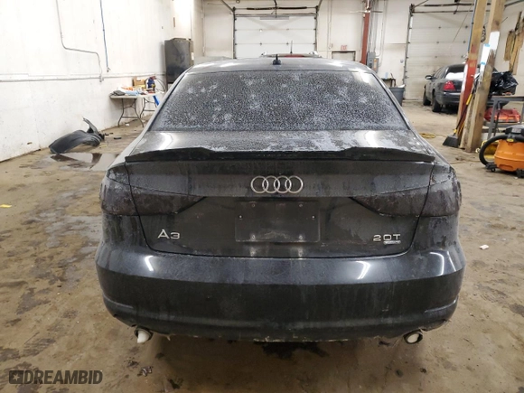 2015 Audi A3 2.0T Premium Plus with VIN WAUEFGFF7F1001140, listed as a Copart auction lot 45404125 with 0 miles and Salvage Title. Bid and sale history available at carsss.com. Image 6.