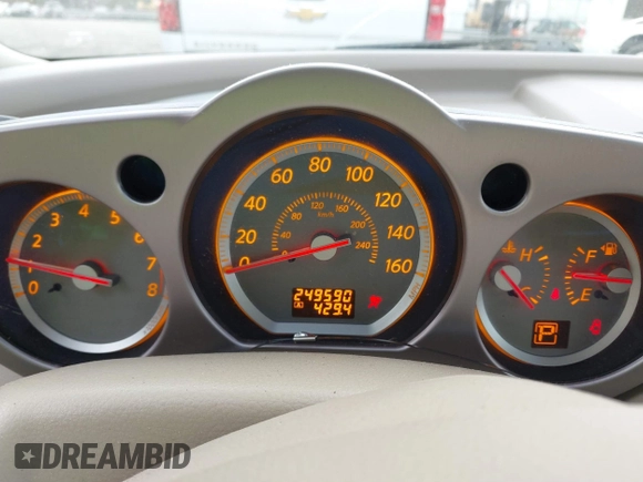 2007 Nissan Murano SL with VIN JN8AZ08W57W643605, listed as a IAAI auction lot 41848324 with 249,590 mi miles and . Bid and sale history available at DreamBid. Image 7.