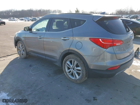 2013 Hyundai Santa Fe 2.0T Sport with VIN 5XYZUDLA0DG070122, listed as a IAAI auction lot 41413515 with 126,158 mi miles. Bid and sale history available at carsss.com. Image 3.