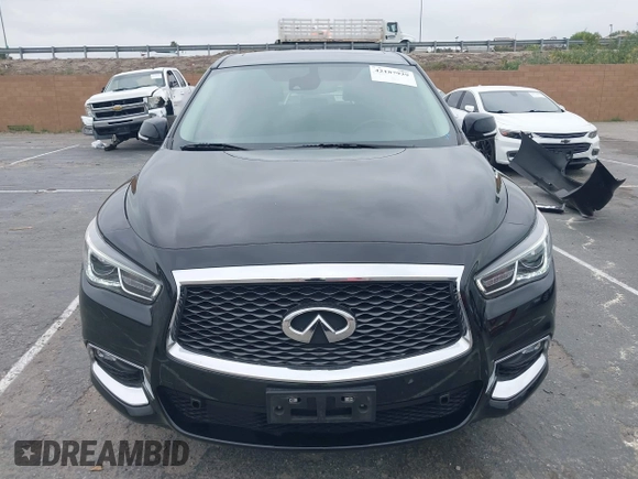 2020 Infiniti QX60 Luxe with VIN 5N1DL0MN2LC540608, listed as a IAAI auction lot 42187929 with 82,227 mi miles and . Bid and sale history available at DreamBid. Image 13.