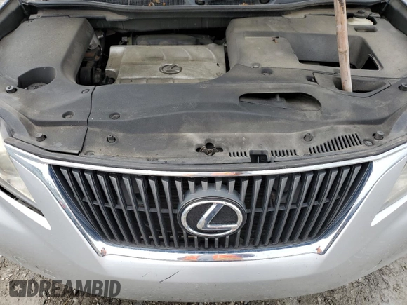 2010 Lexus RX 350 with VIN 2T2BK1BA7AC076736, listed as a Copart auction lot 57855605 with 156,298 mi miles and Salvage title. Bid and sale history available at DreamBid. Image 12.
