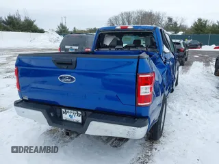 2018 Ford F-150 XL with VIN 1FTEX1CB3JFB23293, listed as a IAAI auction lot 41619965 with 53,655 mi miles and . Bid and sale history available at DreamBid. Image 4.