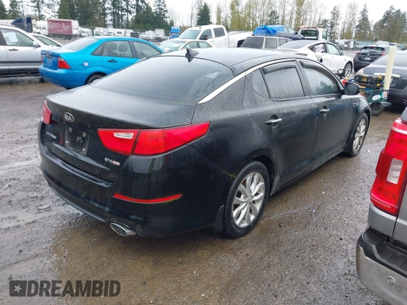 2015 Kia Optima EX with VIN 5XXGN4A71FG391444, listed as a IAAI auction lot 41991844 with 126,197 mi miles. Bid and sale history available at carsss.com. Image 4.