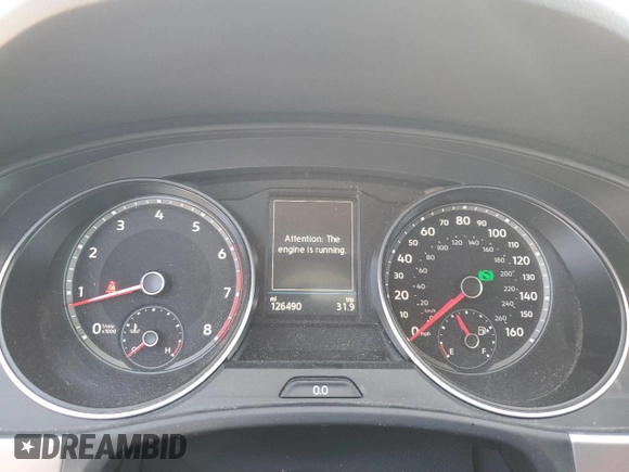 2018 Volkswagen Atlas SE with VIN 1V2CR2CAXJC543664, listed as a Copart auction lot 63707945 with 126,490 mi miles and Salvage title. Bid and sale history available at DreamBid. Image 9.