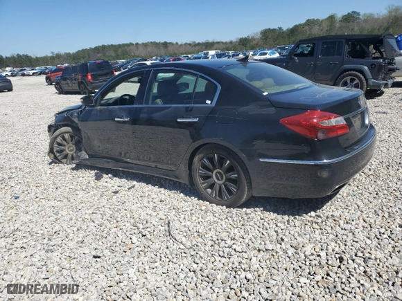 2012 Hyundai Genesis 3.8L with VIN KMHGC4DD7CU152151, listed as a Copart auction lot 49537015 with 109,772 mi miles and Salvage Title. Bid and sale history available at carsss.com. Image 2.