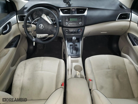 2017 Nissan Sentra SV with VIN 3N1AB7AP0HY232542, listed as a Copart auction lot 46095325 with 54,546 mi miles and Salvage Title. Bid and sale history available at carsss.com. Image 8.