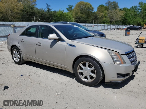 2009 Cadillac CTS RWD with VIN 1G6DF577090143935, listed as a Copart auction lot 54719885 with 158,801 mi miles and Salvage Title. Bid and sale history available at DreamBid. Image 4.