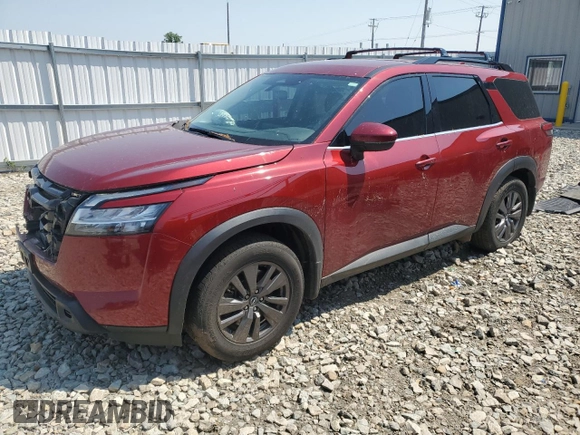 2022 Nissan Pathfinder SV с VIN 5N1DR3BC3NC244940, выставлен на аукционе Copart как лот 59892875 с пробегом 52 910 миль миль и На запчасти • Non repairable. История ставок и продаж доступна на DreamBid. Изображение 1.