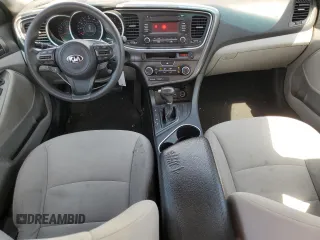 2015 Kia Optima LX with VIN KNAGM4A7XF5655314, listed as a Copart auction lot 52334595 with 120,440 mi miles and Salvage Title. Bid and sale history available at carsss.com. Image 8.